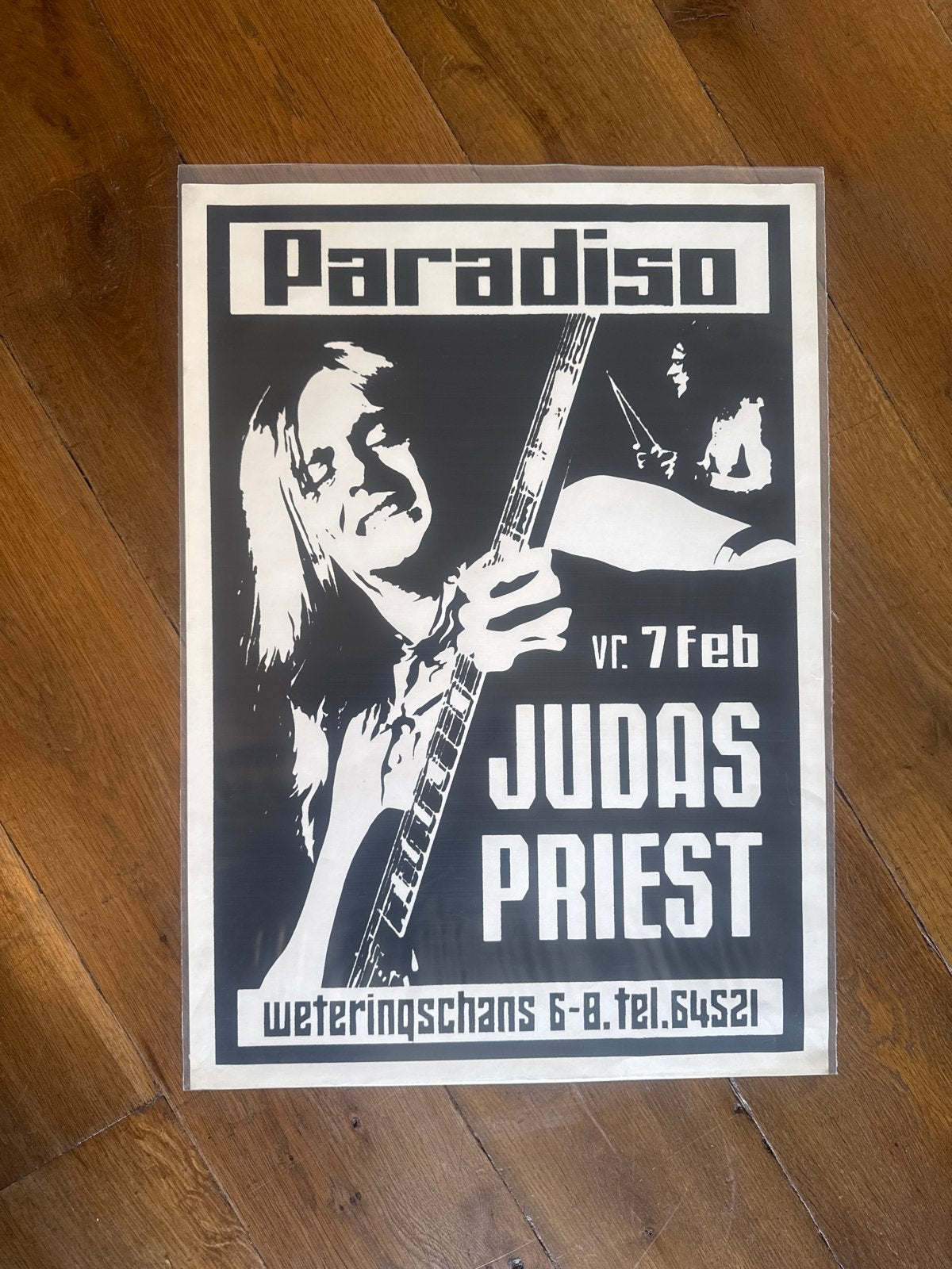 Paradiso Judas Priest Poster, Verzamelen, Posters, Rechthoekig Staand, Nieuw, Ophalen of Verzenden, A1 t/m A3