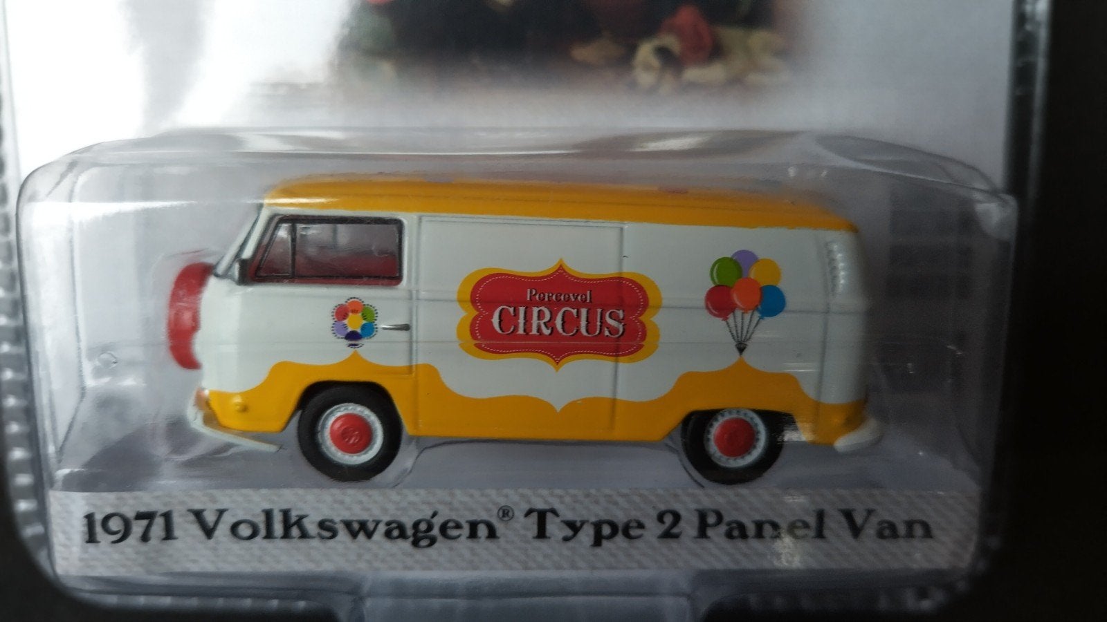 Volkswagen Vw T2 Nornan Rockwell Circus 1:64 Greenlight Pol, Hobby en Vrije tijd, Auto, Verzenden, Nieuw, M
