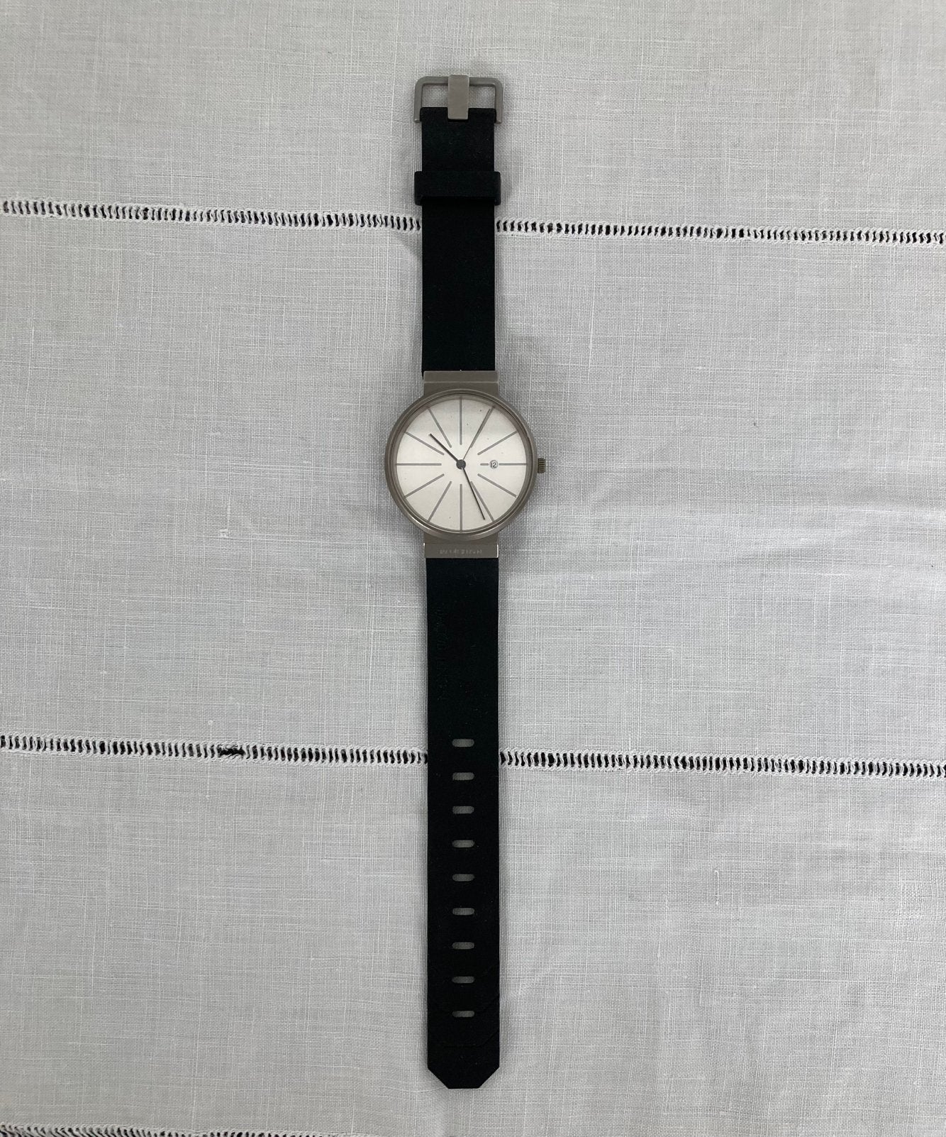 JACOB JENSEN 681 Titanium heren horloge, Overige merken, Overige materialen, Gebruikt, Polshorloge