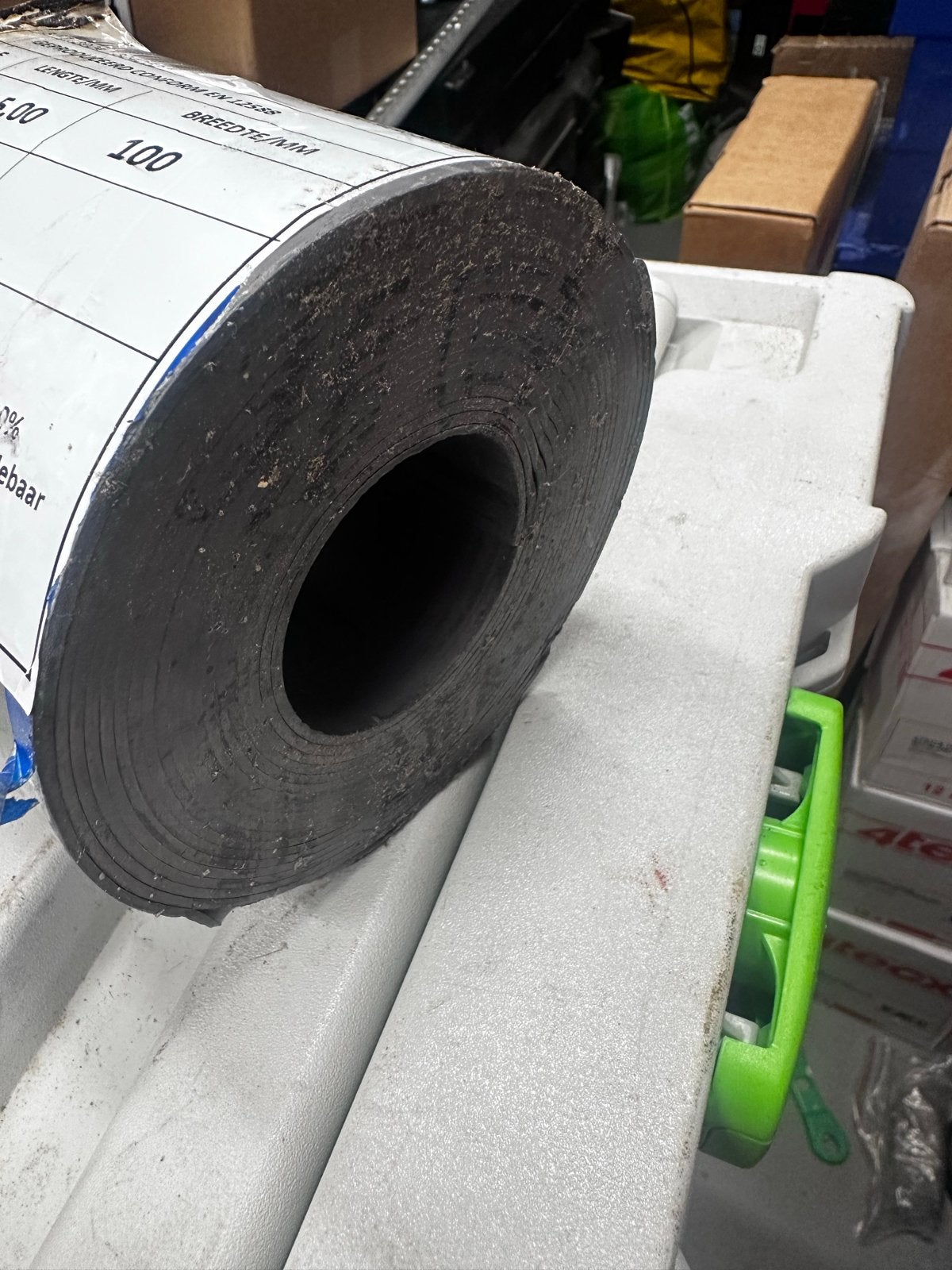 Nieuwe rol lood , ca. 5 meter lang, 100 mm breed, Doe-het-zelf en Verbouw, Ophalen of Verzenden, Nieuw, Minder dan 5 m², Folie