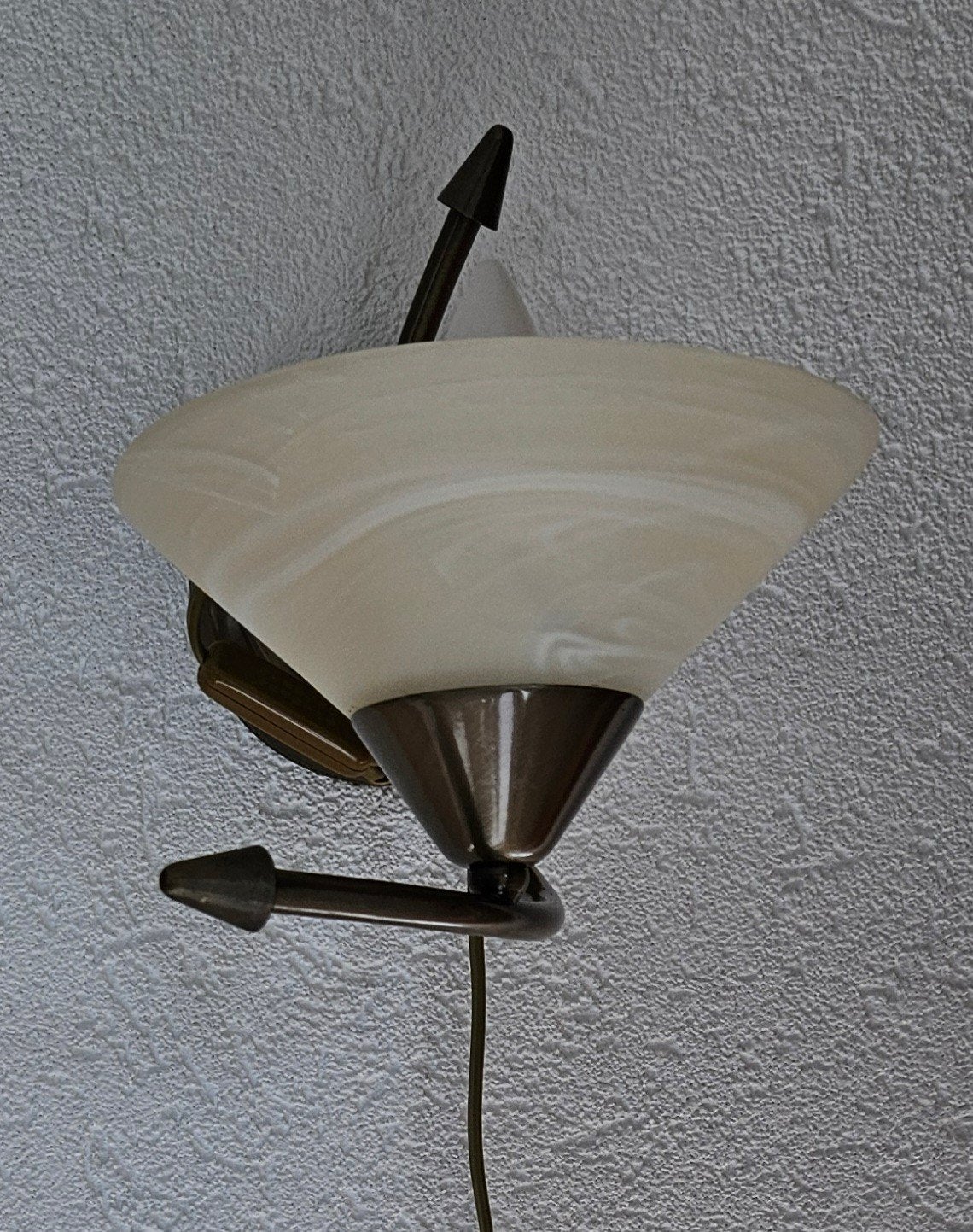 Wandschemerlamp, Ophalen of Verzenden, Zo goed als nieuw, Metaal