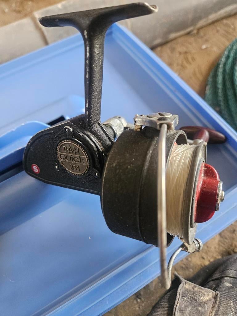 DAM Quick 331 Molen - Vintage Visreel, Watersport en Boten, Ophalen of Verzenden, Gebruikt, Molen