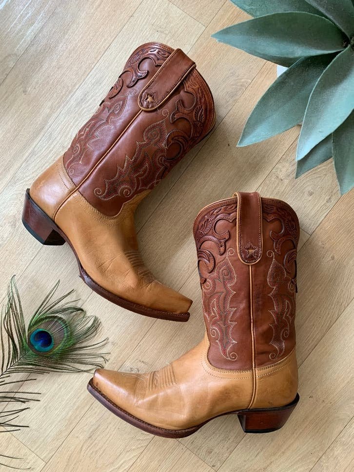 Tony Lama cowboylaarzen 39 western boots bohemian laarzen, Kleding | Dames, Schoenen, Hoge laarzen, -, Ophalen of Verzenden, Zo goed als nieuw