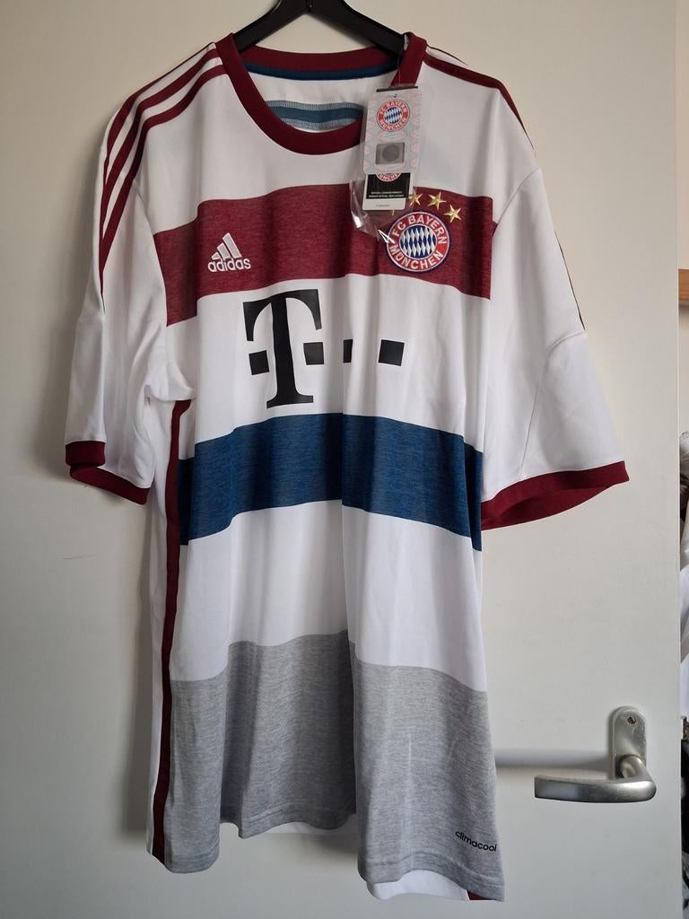 Bayern München shirt voetbal nieuw vintage, Kleding | Heren, T-shirts, Wit, Ophalen of Verzenden, Adidas, Maat 56/58 (XL)