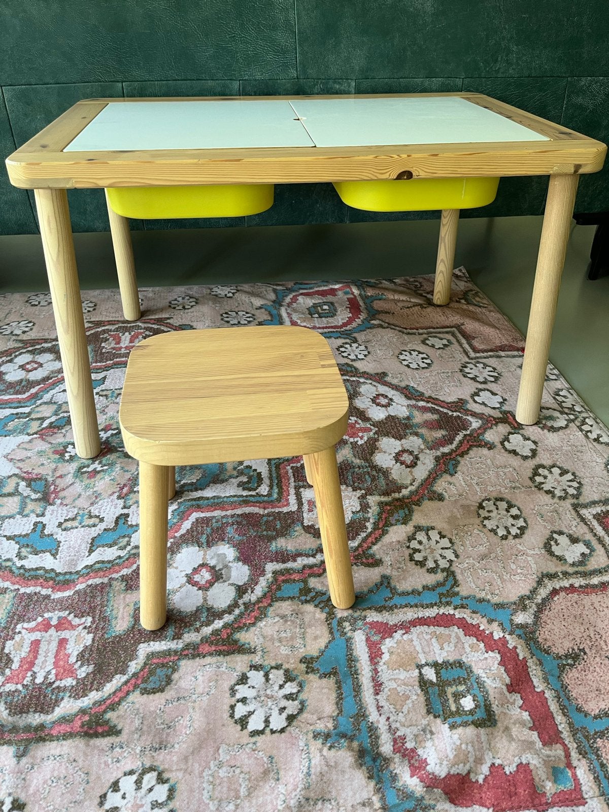 Ikea flisat speeltafel met een krukje, Ophalen, Gebruikt, Tafel(s) en Stoel(en)