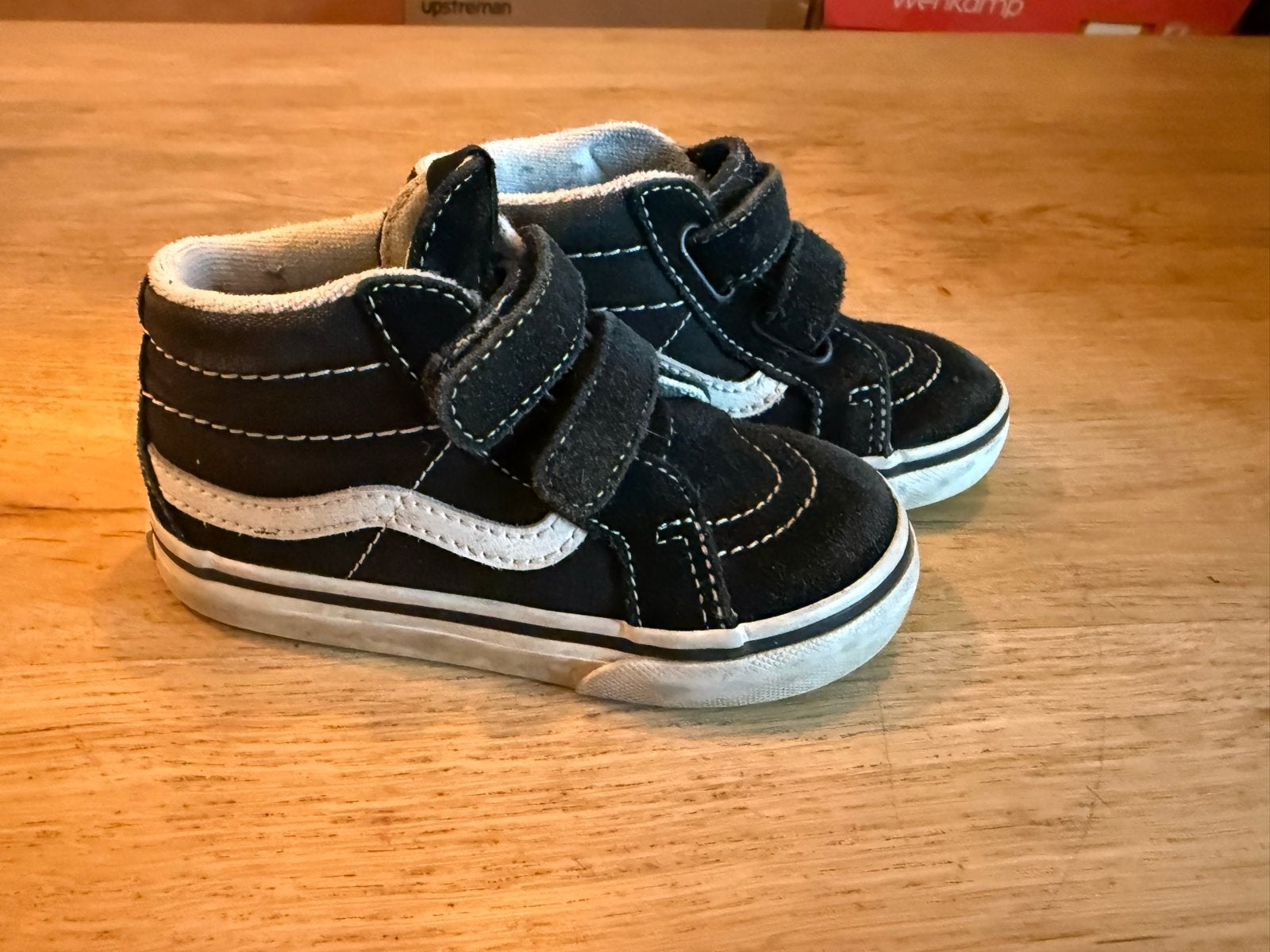 Vans Sk8-Hi klittenband sneakers maat 23.5, Ophalen of Verzenden, Gebruikt, Jongen of Meisje, Schoenen