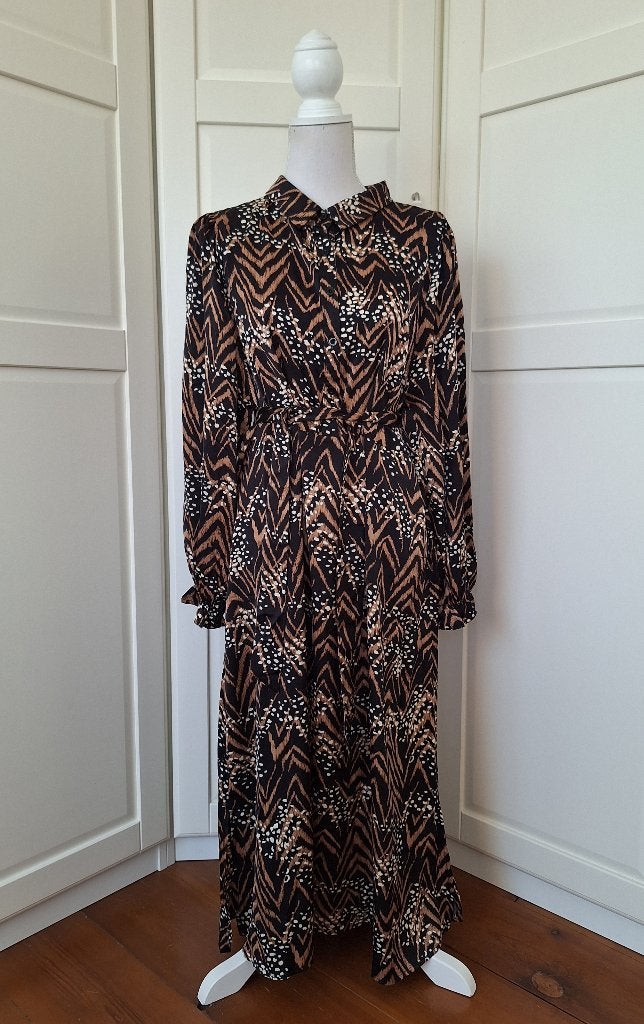 Smashed Lemon nieuwe zebra dierenprint blouse jurk XL 42, Kleding | Dames, Zwart, Maat 46/48 (XL) of groter, Nieuw, Ophalen of Verzenden