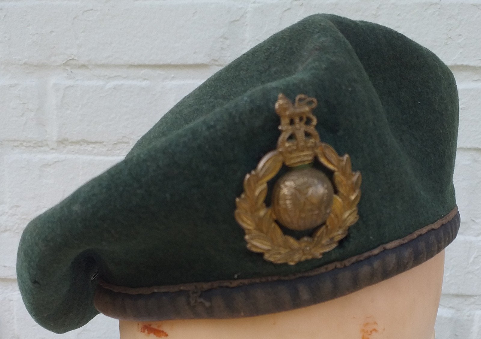 Engelse British Groene Baret 1944 Marines Commando Britische, Ophalen of Verzenden, Landmacht, Engeland, Helm of Baret