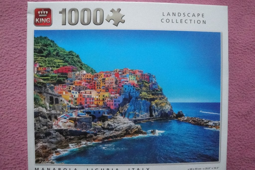 KING LANDSCAPE COLLECTION PUZZLE 1.000 stukjes 2,50euro., Hobby en Vrije tijd, Denksport en Puzzels, Ophalen of Verzenden, 500 t/m 1500 stukjes