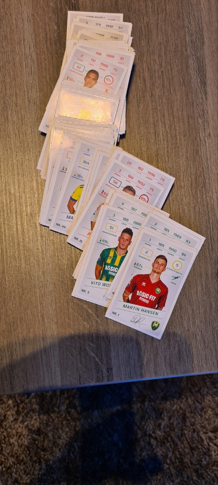 Plus voetbalplaatjes 2015 --- 2016. Zie foto's, Plus, Ophalen of Verzenden