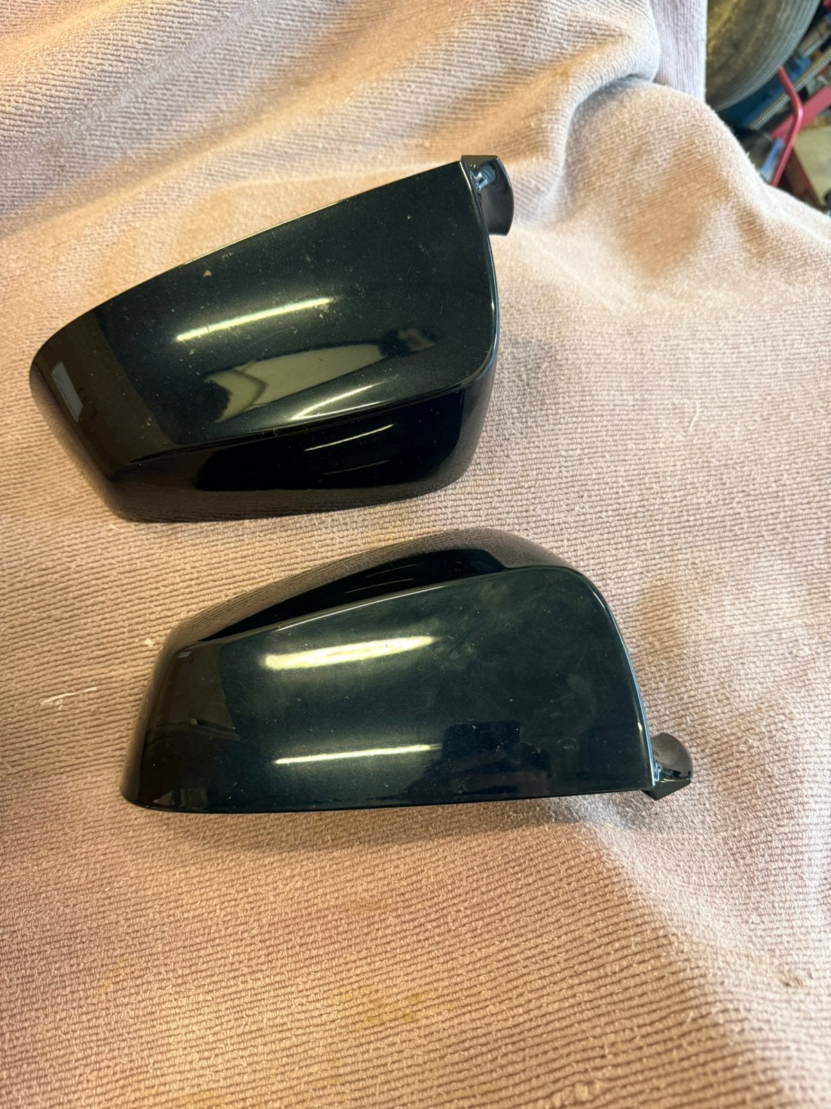Bmw f10 f11 zwarte spiegelkappen, Auto-onderdelen, Ophalen of Verzenden, Gebruikt, BMW