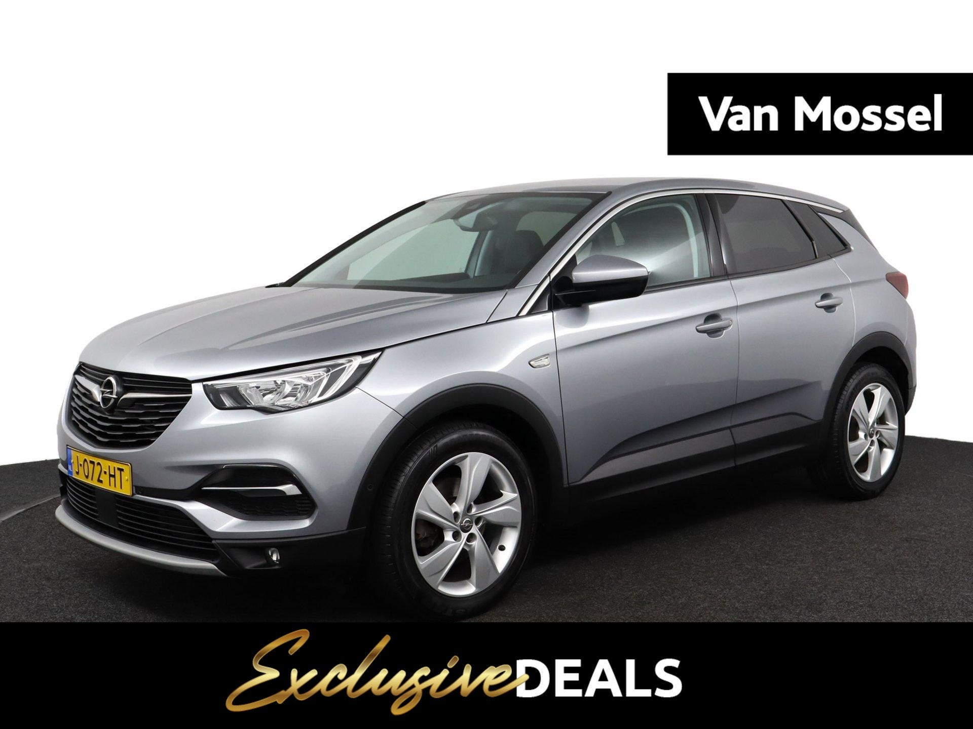 Opel Grandland X 1.2 Turbo Innovation | Apple Carplay/Androi, Auto's, Voorwielaandrijving, Gebruikt, 1199 cc, Leder en Stof