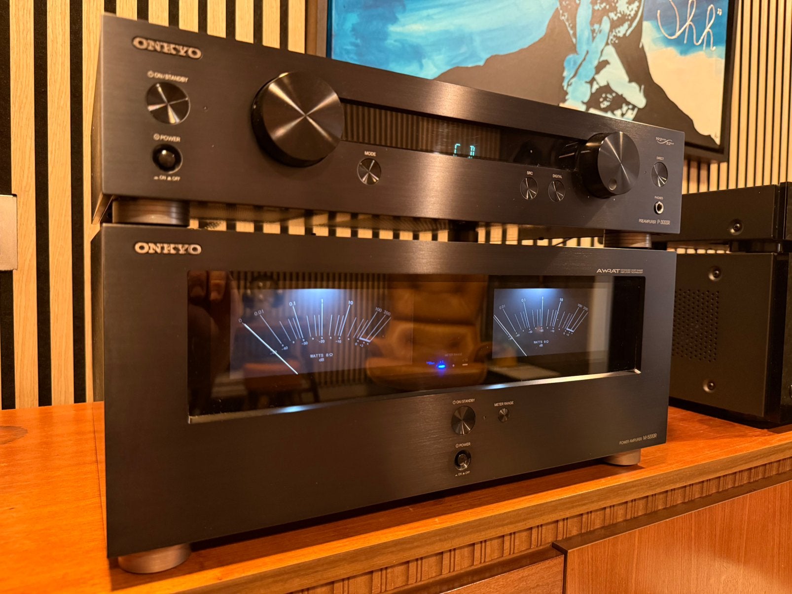 Foto 4 van Onkyo M-5000R en P-3000R, NIEUWSTAAT, waanzinnige set.