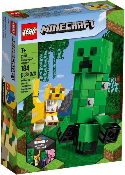 Lego Minecraft set 21156 BigFig Creeper en Ocelot, Kinderen en Baby's, Speelgoed | Duplo en Lego, Minecraft, Lego, Nieuw, Ophalen of Verzenden
