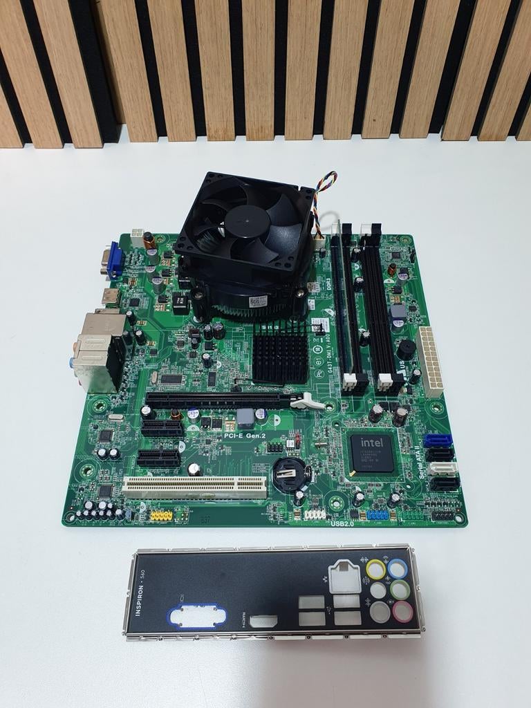 Dell Inspiron 560 moederbord + Intel Pentium Dual-Core E5400, Gebruikt, ., ., Intel