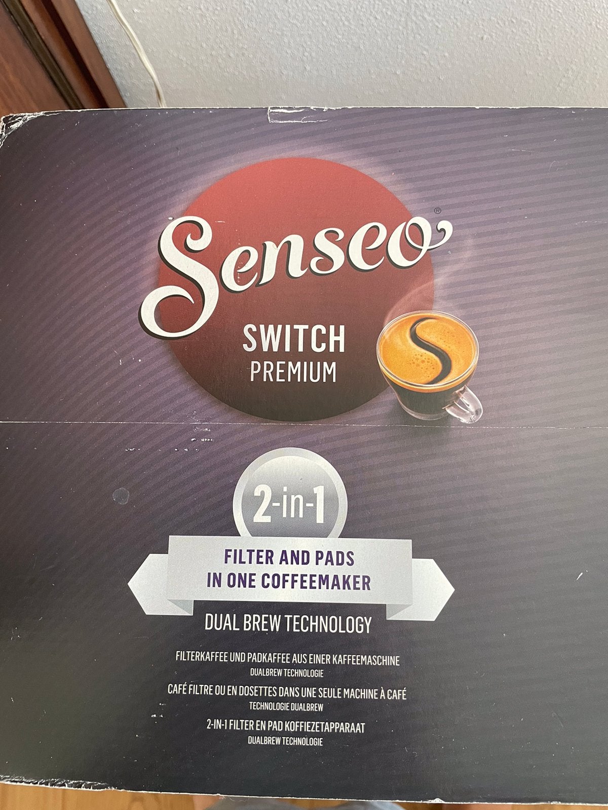 Senseo Switch premium ,€15,-, Witgoed en Apparatuur, Koffiezetapparaten, Ophalen, Afneembaar waterreservoir, Gebruikt, Gemalen koffie