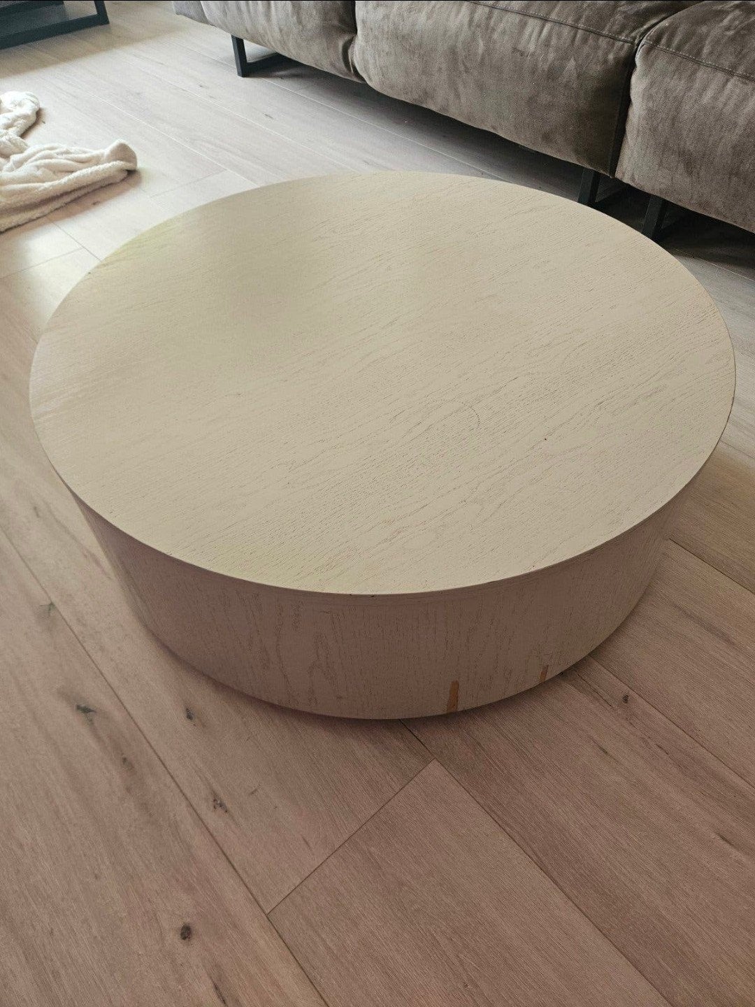 ronde salontafel, Huis en Inrichting, Tafels | Salontafels, Ophalen, Rond, 50 tot 100 cm, 50 tot 100 cm