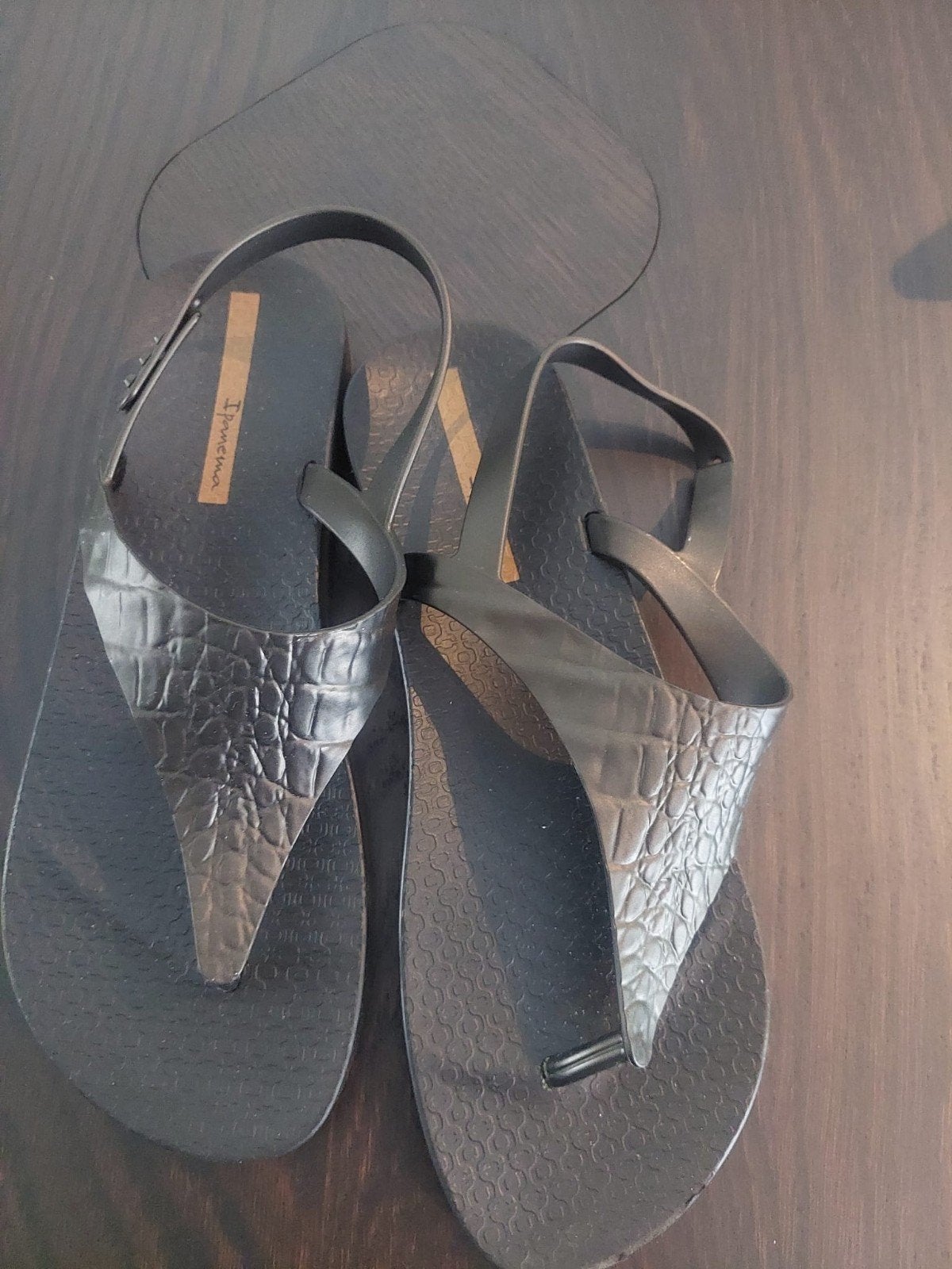 Ipanema slippers maat 40 - Comfortabel en stijlvol, Slippers, Zwart, Ophalen of Verzenden, Ipanema