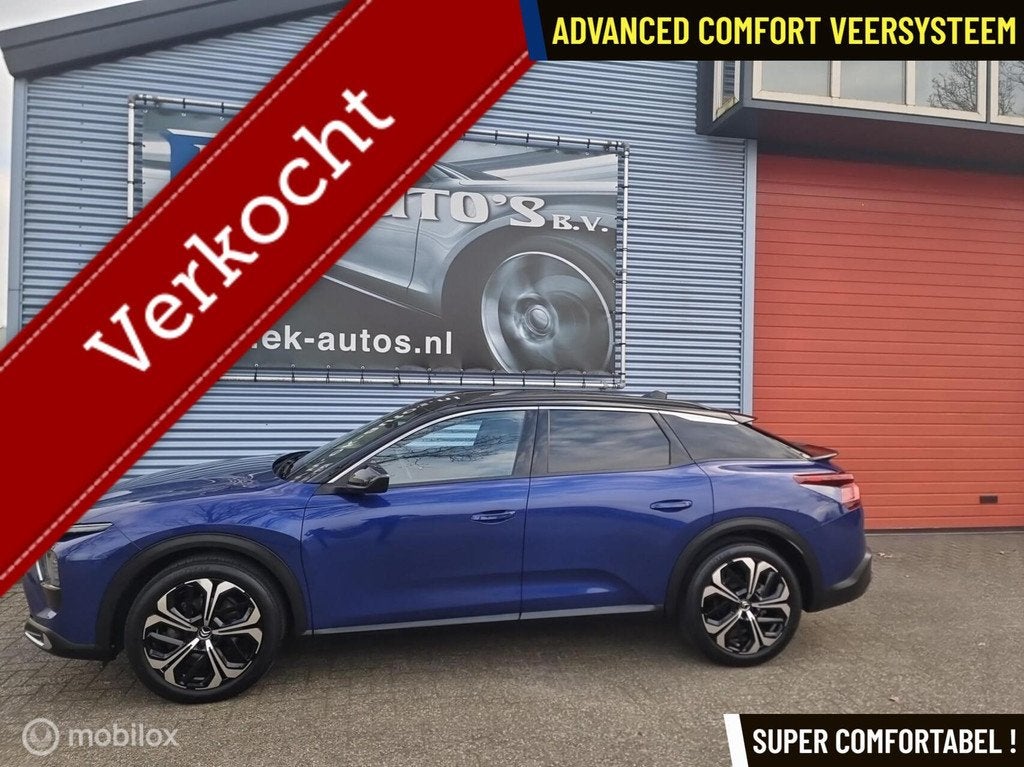 1.2 131pk Plus Shine Aut. Keyless, Stoel+stuur.verw, Nieuw !, Auto's, Citroën, Bedrijf, Te koop, C5 X, ABS, Achteruitrijcamera