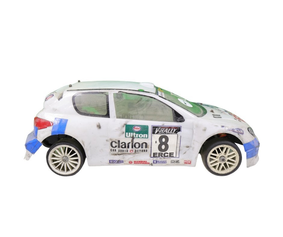 Kyosho Peugeot 1/10 elektro rc auto, Hobby en Vrije tijd, Modelbouw | Radiografisch | Auto's, Elektro, Gebruikt, Verzenden, Schaal 1:10