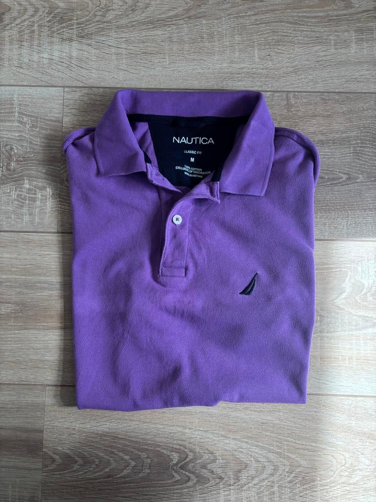 Nautica Polo Shirt - Maat M, Ophalen of Verzenden, Gedragen, Maat 48/50 (M), Paars