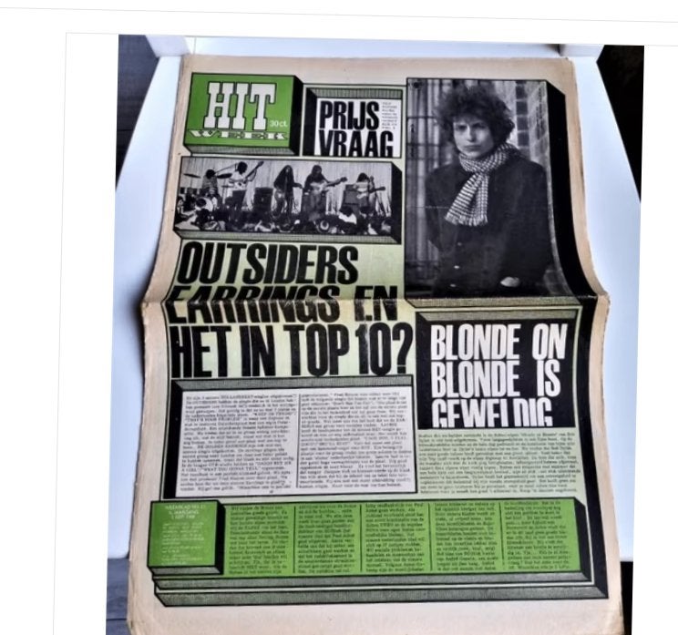hitweek nr.55 *1966*- Bob Dylan cover, Boeken, Ophalen of Verzenden, Gelezen, Muziek, Film of Tv