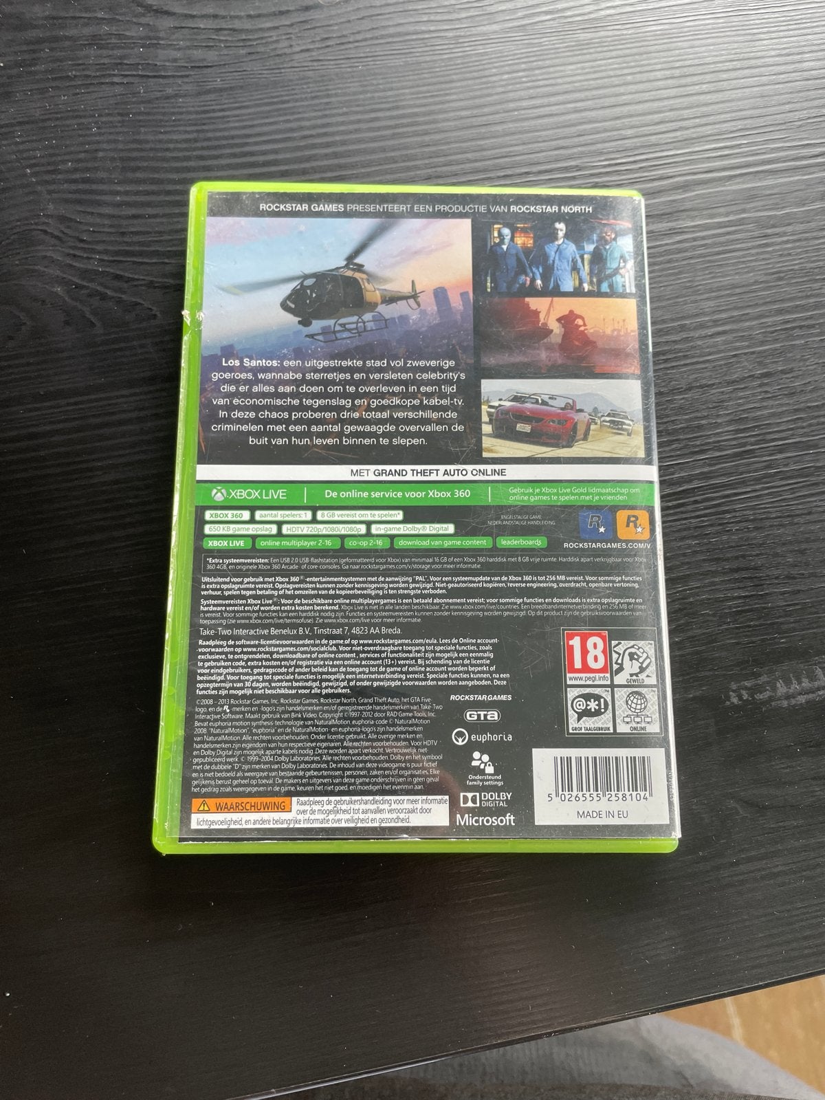 Grand Theft Auto V (GTA 5) Xbox 360, Avontuur en Actie, Online, Gebruikt, Vanaf 18 jaar