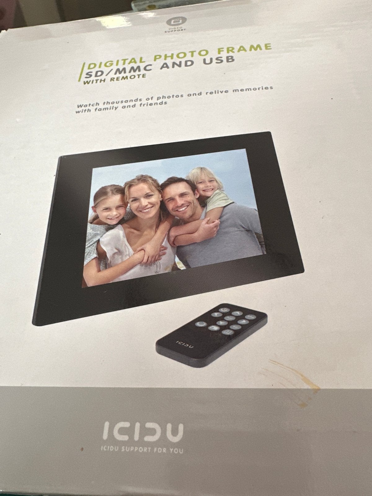 ICIDU Digitale Fotolijst, Overige merken, Nieuw, Ophalen of Verzenden, Minder dan 1 GB