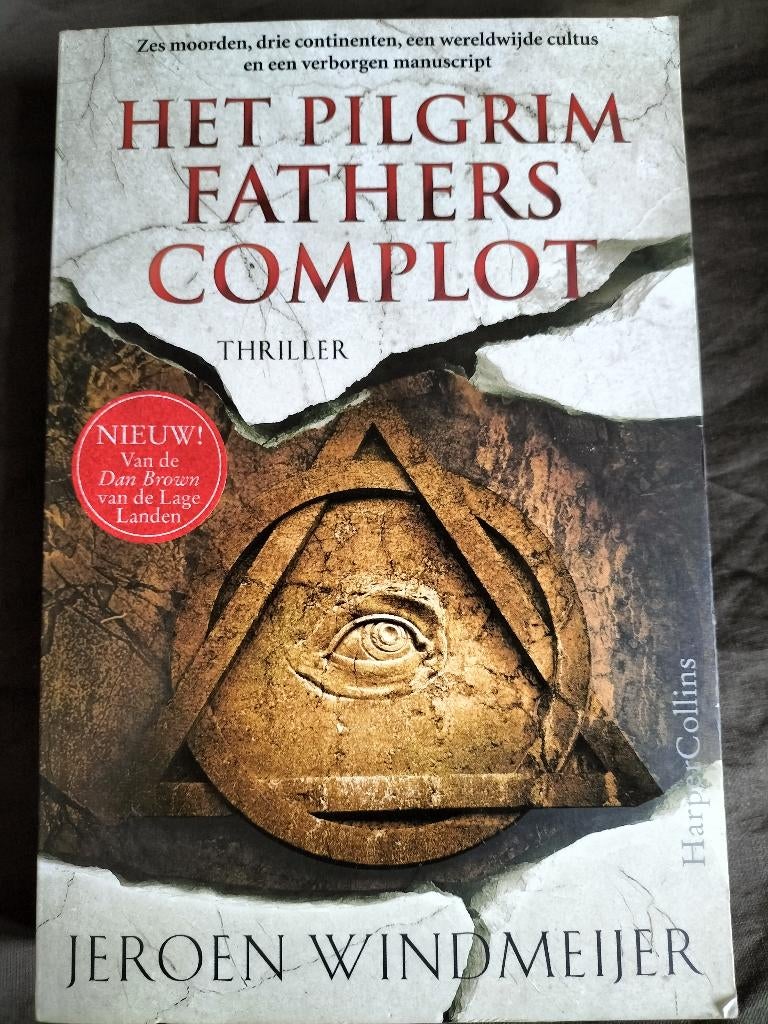 Jeroen Windmeijer - Het Pilgrim Fathers complot, Boeken, Ophalen of Verzenden, Zo goed als nieuw, Jeroen Windmeijer, Nederland