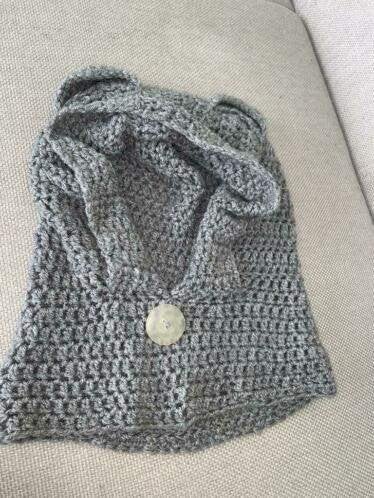 Muts shawl in 1 col grijs grijze 104 110 122 134, Kinderen en Baby's, Kinderkleding | Mutsen, Sjaals en Handschoenen, Gebruikt