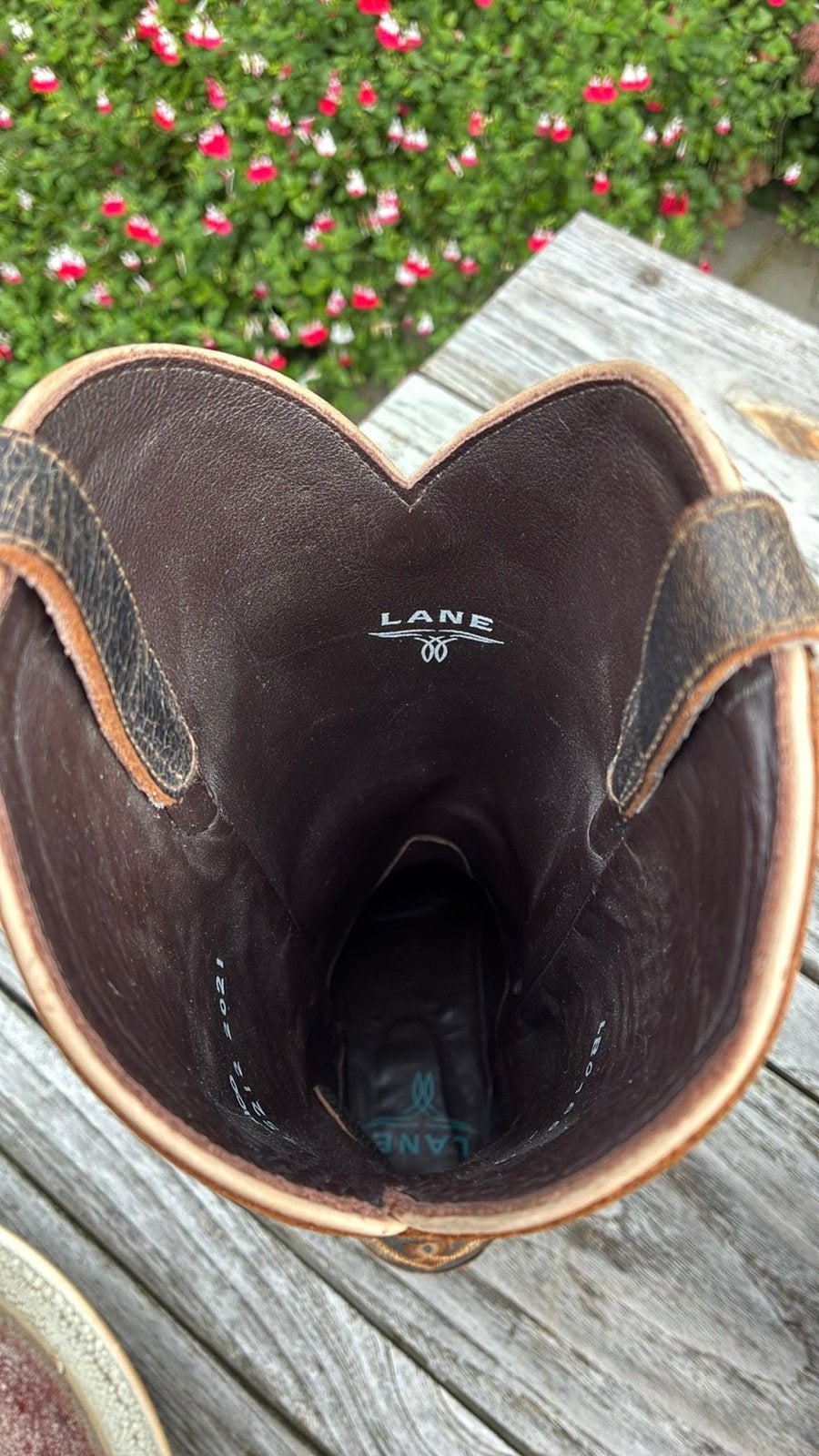 Foto 6 van Handgemaakte leren cowboylaarzen Boots by M maat 39
