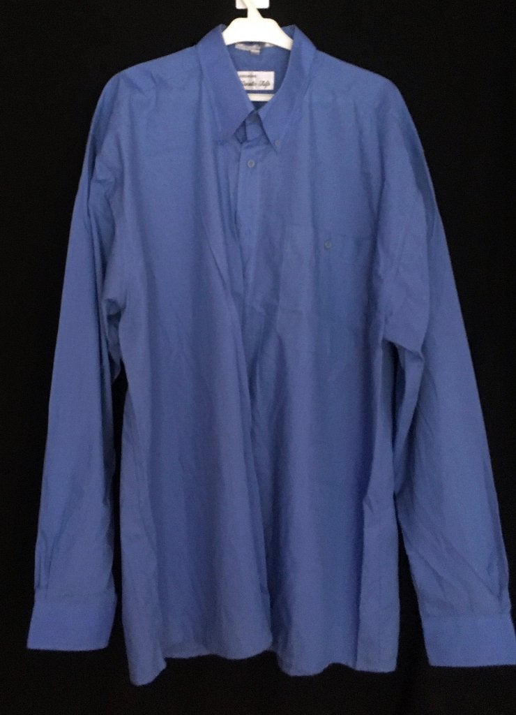 2 overhemden, lange mouwen, M, Kleding | Heren, Overhemden, Gedragen, Halswijdte 39/40 (M), Blauw, Ophalen of Verzenden