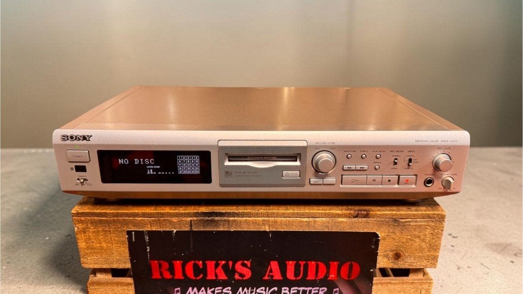 Sony MDS-JE510 MD-speler/recorder | Zilver | GEREVISEERD, Ophalen of Verzenden, DE KEMPEN 18 • 6021PZ • BUDEL, Minidisc-recorder