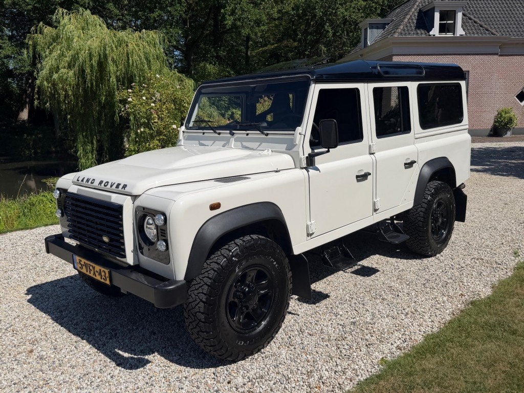 Land rover DEFENDER 2.4 Puma TD HT 110 S GRIJS KENTEKEN NL-a, Land Rover, Elektrische ramen, Wit, Origineel Nederlands