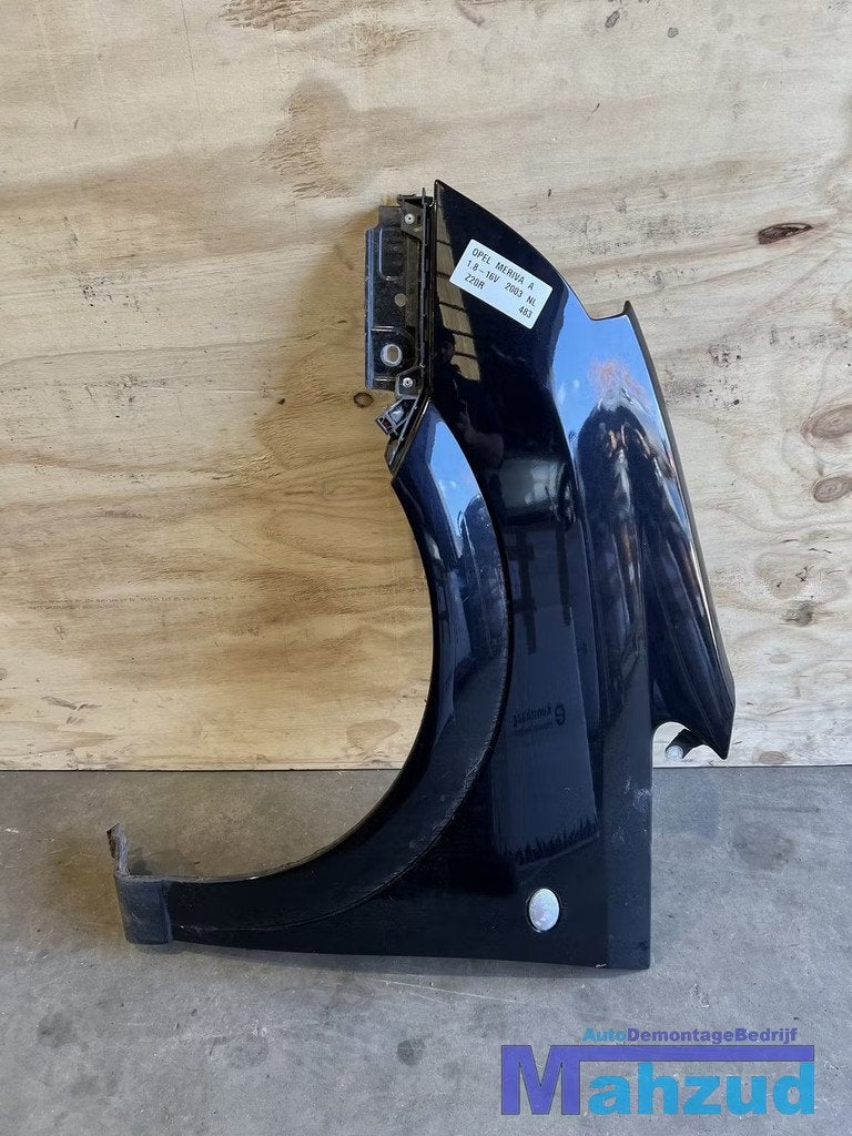 OPEL MERIVA A Zwart Z20R links voorscherm 2003-2010, Gebruikt, Opel Automobile GmbH, Ophalen of Verzenden, Kontakt@opel-infoservice.de