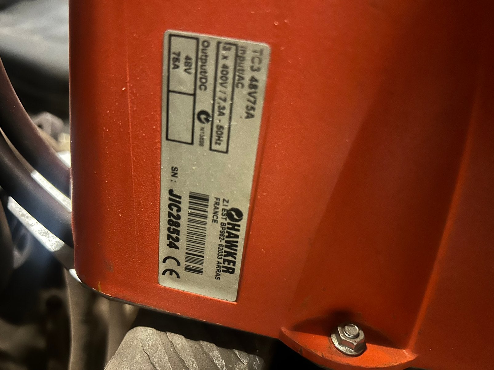 Oplader acculader heftrucklader 48 volt/ 75 amp, Ophalen of Verzenden, Zo goed als nieuw