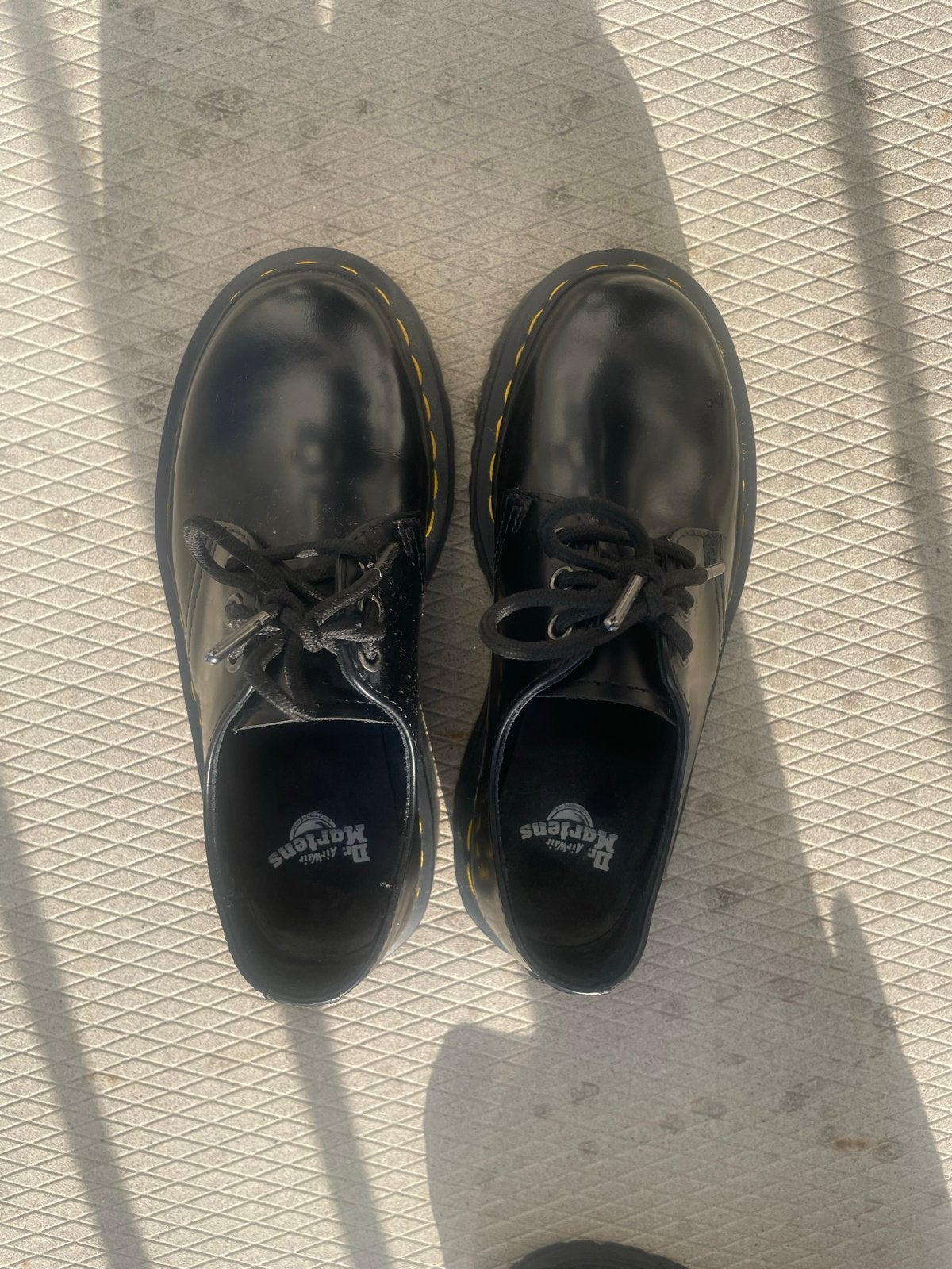 Dr. Martens 1461 Quad Platform Schoenen Maat 36 Zwart, Ophalen, Zo goed als nieuw, Zwart, Schoenen met hoge hakken