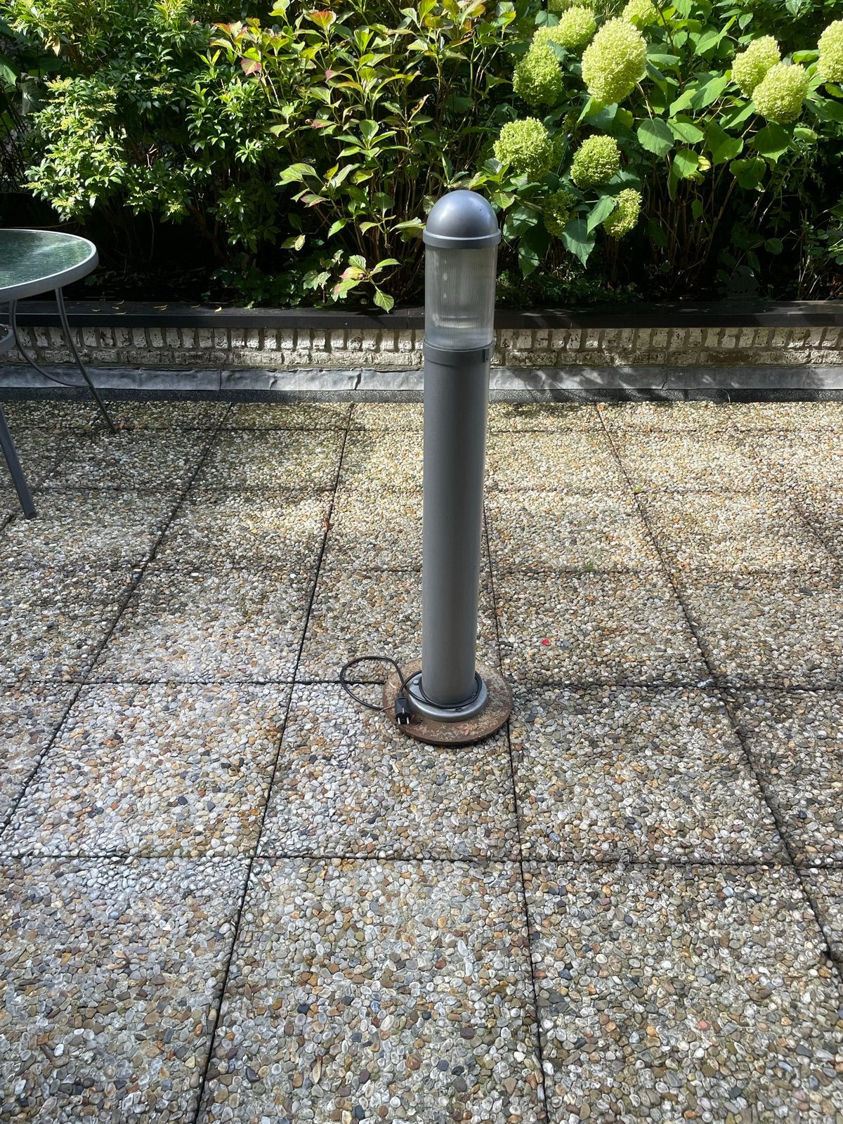 Buitenlamp staand - Grijs - Waterbestendig, Overige materialen, Gebruikt, Minder dan 50 watt, Staande lamp
