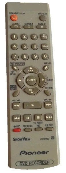 Pioneer Vxx2983 Dvd Recorder Afstandsbediening Origineel, Coolsingel 104, 3011 AG Rotterdam, Netherlands, Verzenden, Dvd-recorder