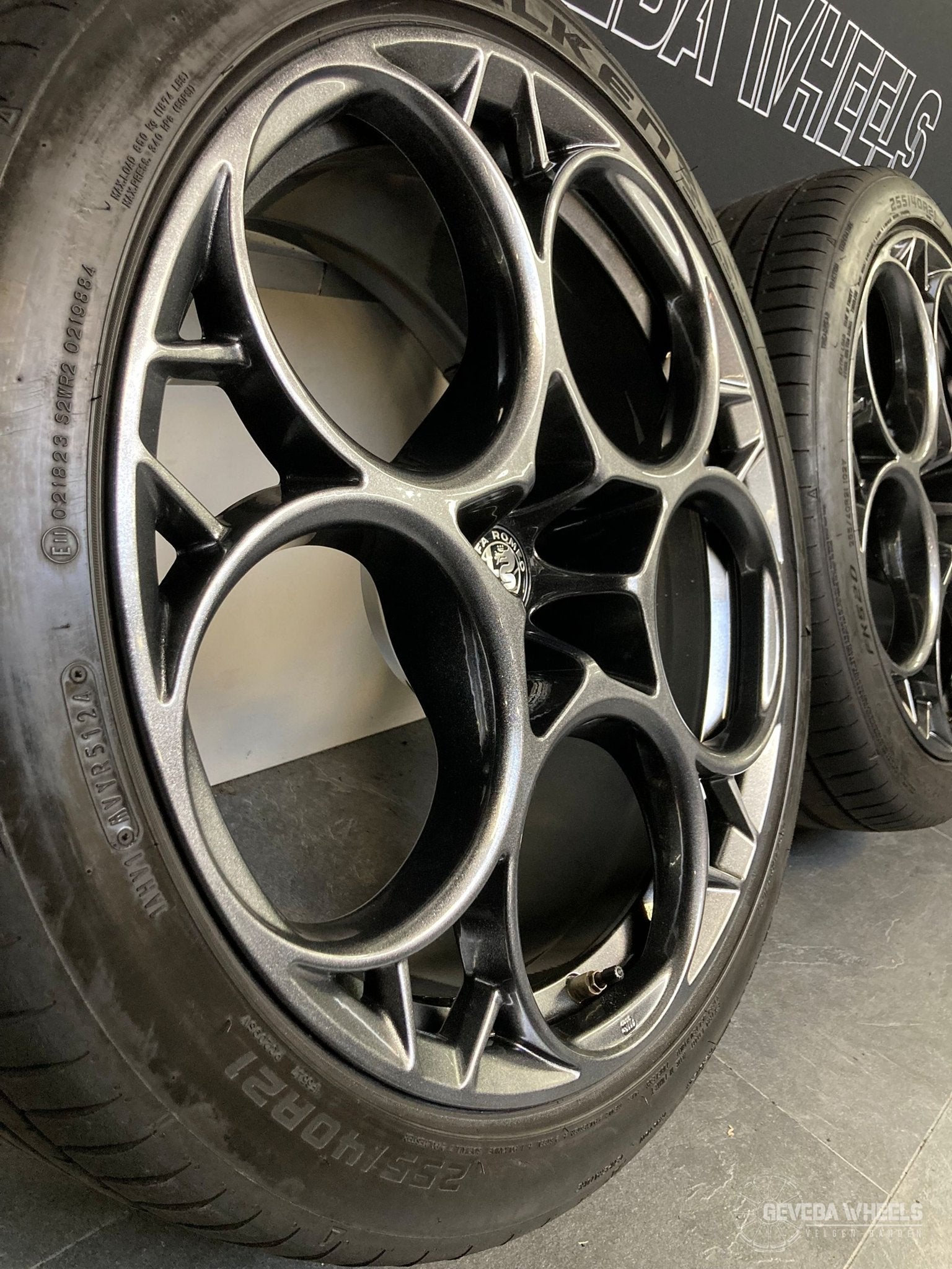 21” originele Alfa Romeo Stelvio Quadrifoglio velgen banden, Gebruikt, 255 mm, -, -