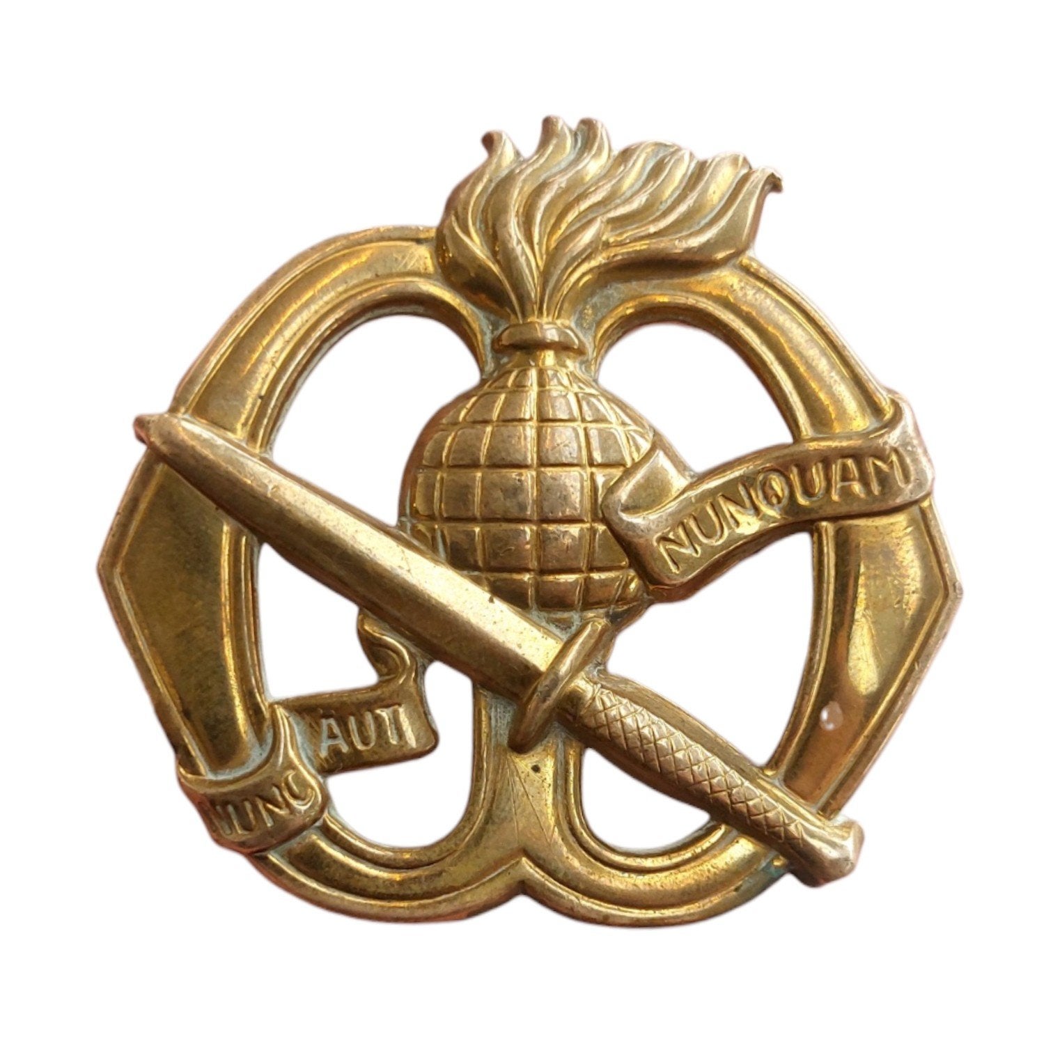 Oud Baretembleem Korps Commando Troepen (KCT), Ophalen of Verzenden, Landmacht, Nederland, Embleem of Badge