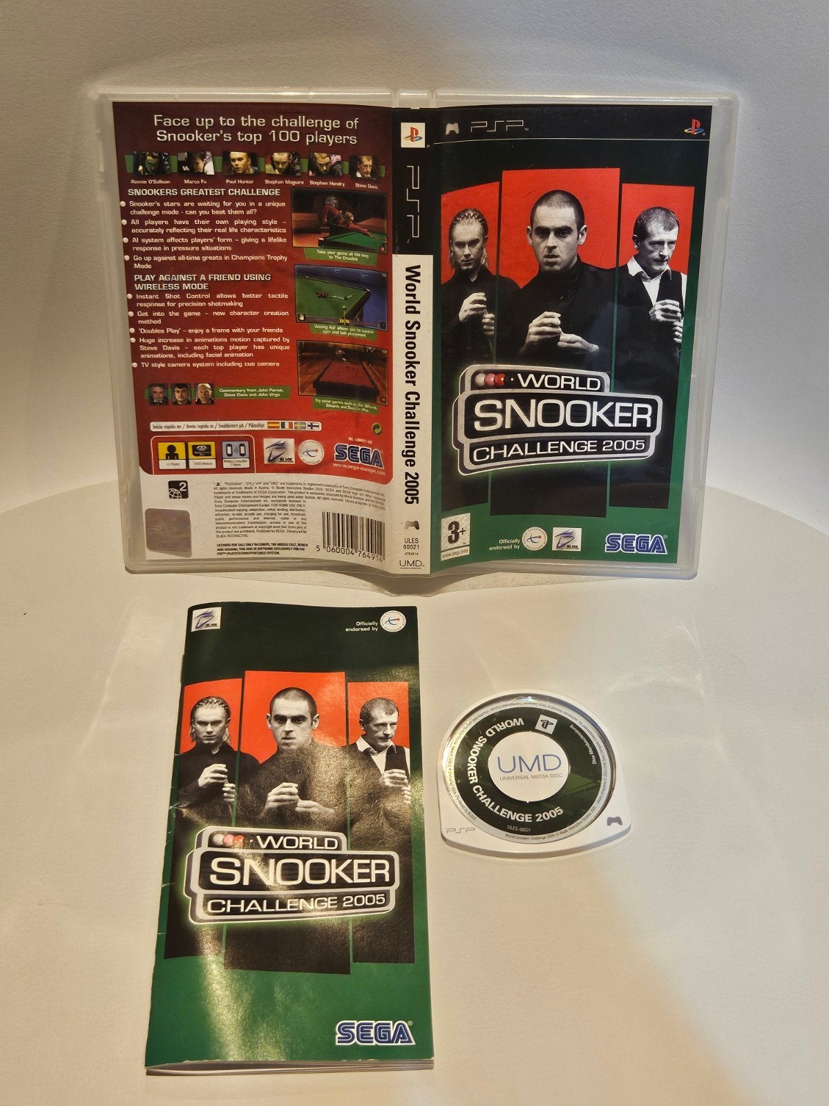 World Snooker Challenge 2005 PSP, 1 speler, Racen en Vliegen, Ophalen of Verzenden, Zo goed als nieuw