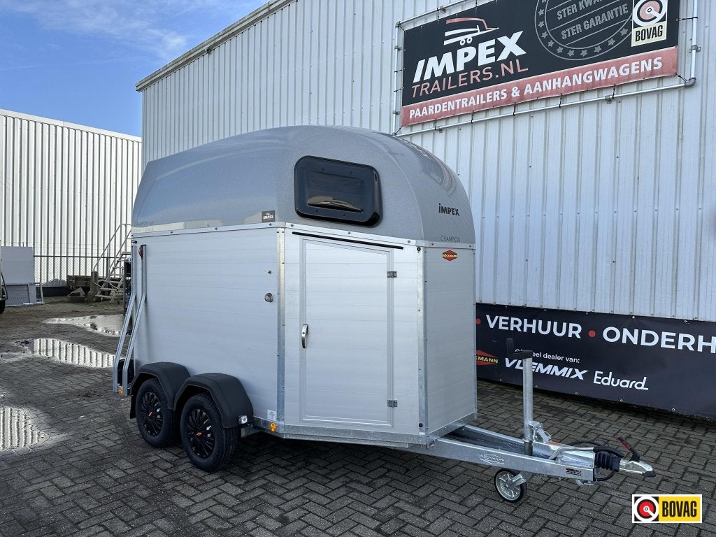 Bij Impex Bockmann Champion 2-prds geheel aluminium 2026, Dieren en Toebehoren, Nieuw, Aluminium, 2-paards trailer