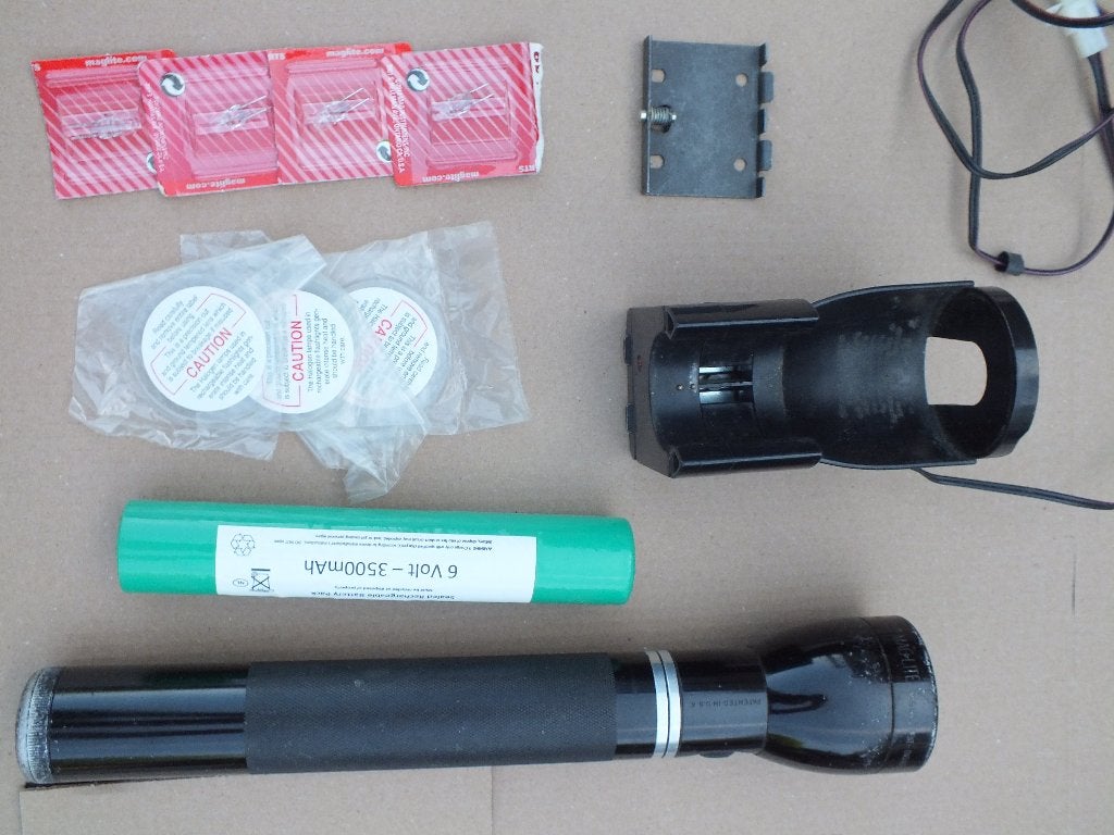 Maglite oplaadbare zaklamp, Ophalen of Verzenden, Gebruikt, Batterij
