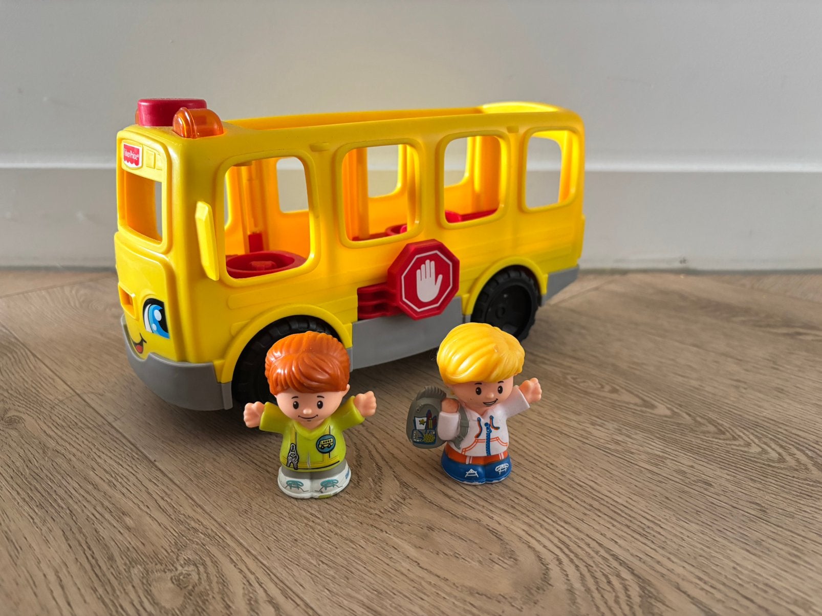 Little People schoolbus van Fisher Price - speelgoed 1-5 jr, Kinderen en Baby's, Ophalen of Verzenden, Zo goed als nieuw, Speelset