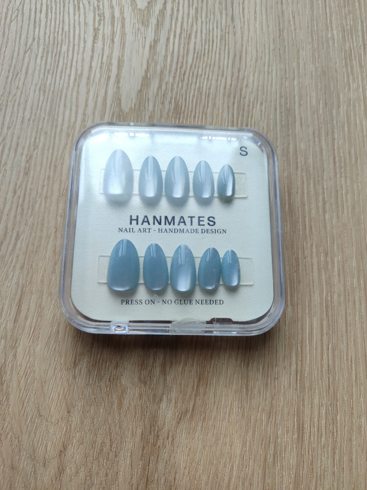 Nieuwe Hanmates Press-On Nagels - Cinder Moonstone (S), Ophalen of Verzenden, Nieuw, Overige typen