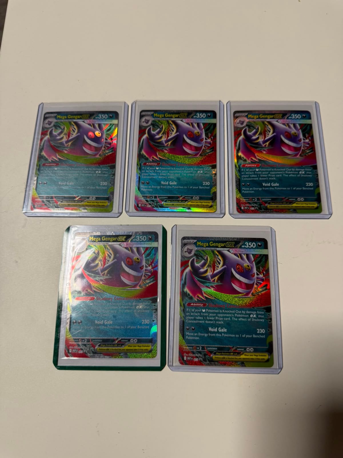 Mega Gengar EX Mep 073 | 5 Stuks, Ophalen of Verzenden, Zo goed als nieuw