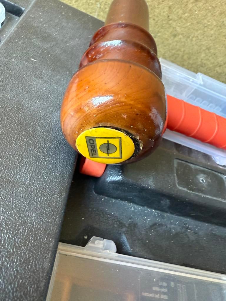 Houten pookknop met Opel logo, Auto-onderdelen, Interieur en Bekleding, Ophalen of Verzenden, Gebruikt, Opel