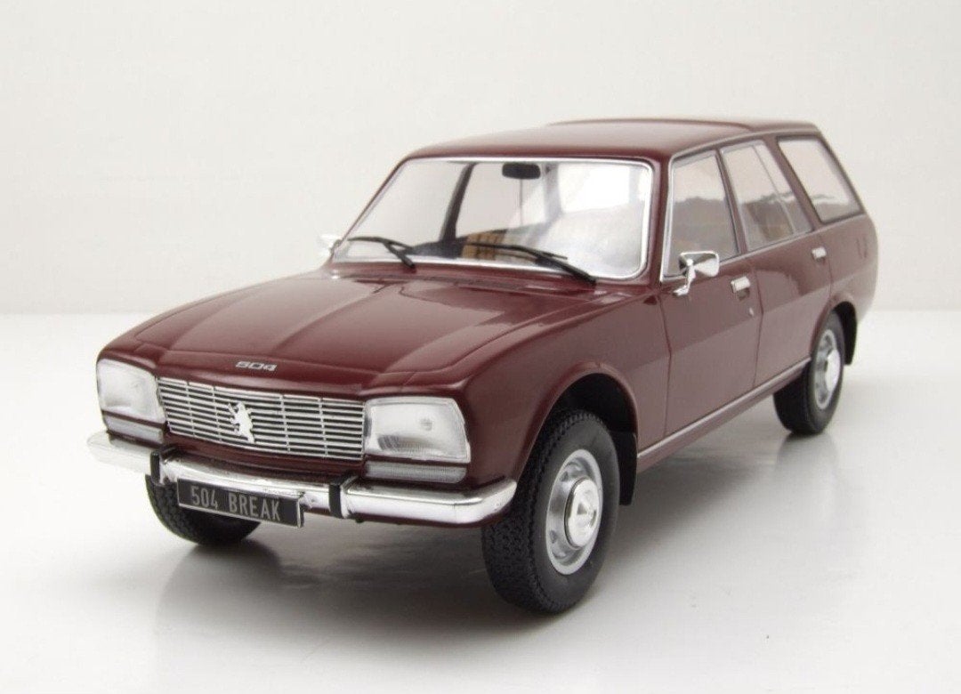 1:18 AANBIEDING! Peugeot 504 Break stationwagen uit 1976 MCG, Ophalen of Verzenden, Nieuw, Auto, Overige merken