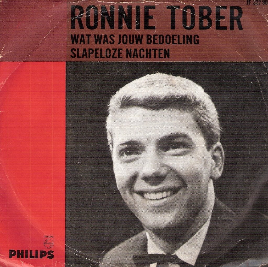 Ronnie Tober -Wat Was Jouw Bedoeling -Slapeloze Nachten-1965, Cd's en Dvd's, Vinyl Singles, Ophalen, Gebruikt, Nederlandstalig